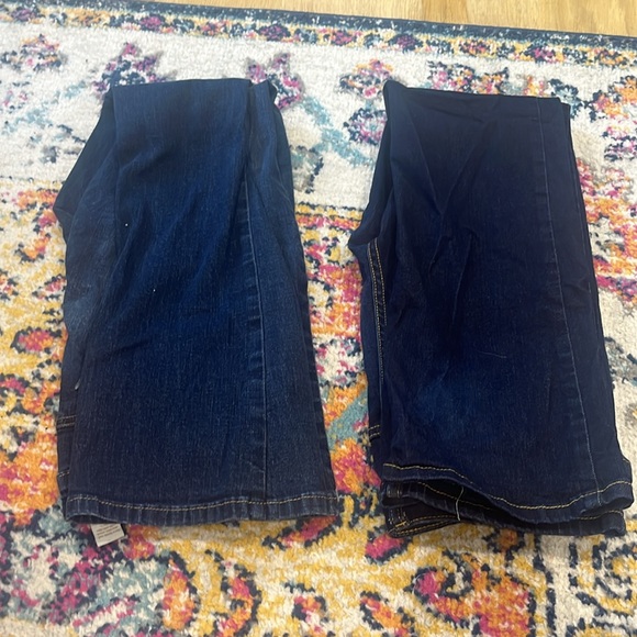 Justice and cat and Jack boot cut girls jeans, size 14 - Picture 2 of 6